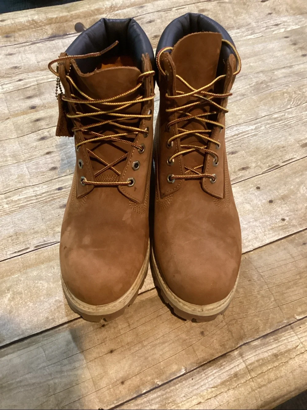 Men's  Timberland Brown Work Boots - Rugged Lace-Up